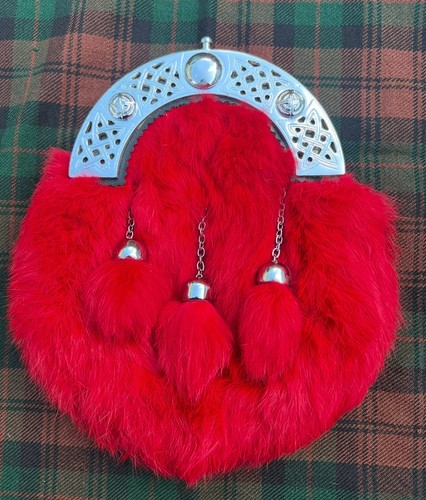 Kilt uomo pelliccia - kilt, rosso