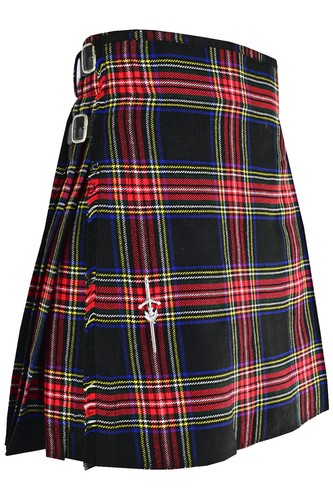 Kilt scozzese nero stewart - nero,