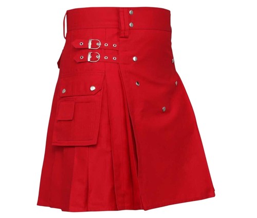 Uomo scozzese rosso utilità - scozzese,