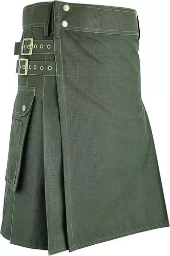 Kilt uomo verde scozzese