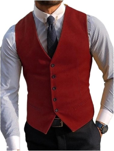Gilet uomo matrimonio lana