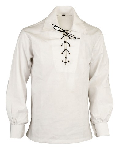 Camicia kilt bianca scozzese
