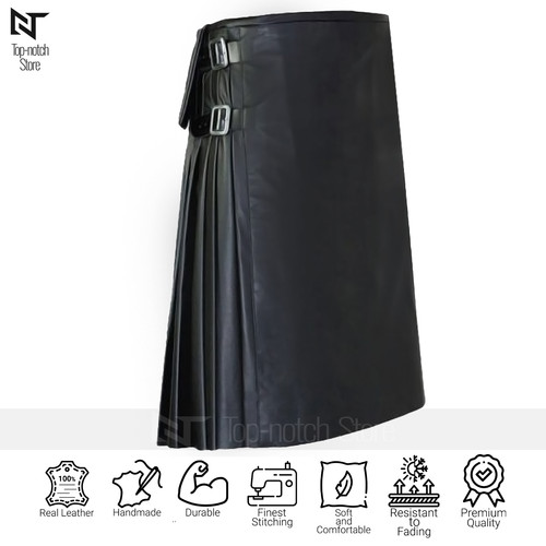 Kilt uomo vera pelle - di, mucca