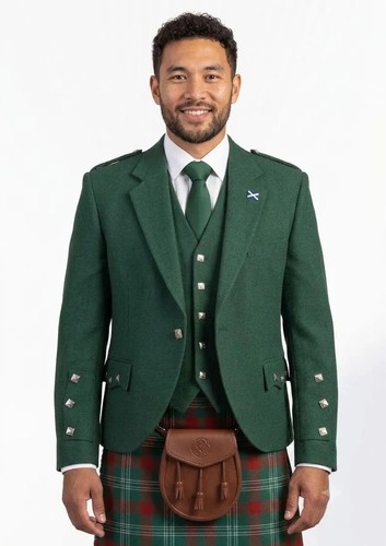 Giacca kilt uomo verde argyle - uomo,
