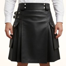 Kilt scozzese uomo vera pelle