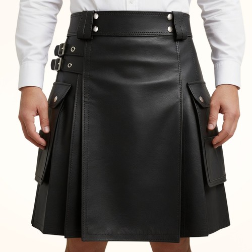Kilt utility uomo vera - , pelle