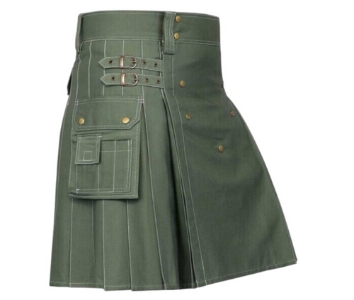 Kilt utilitario verde oliva - verde,