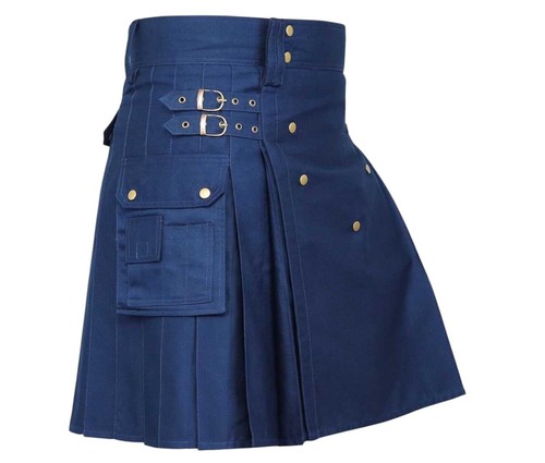 Kilt utilitario blu navy - kilt,