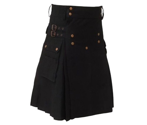 Kilt utilitario nero - utilitario,
