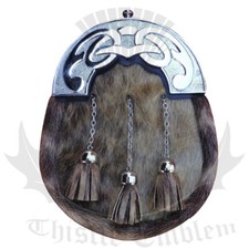 Uomo Scozzese Abito Pelle Kilt