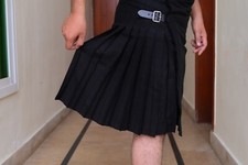Kilt scozzese aereo nero