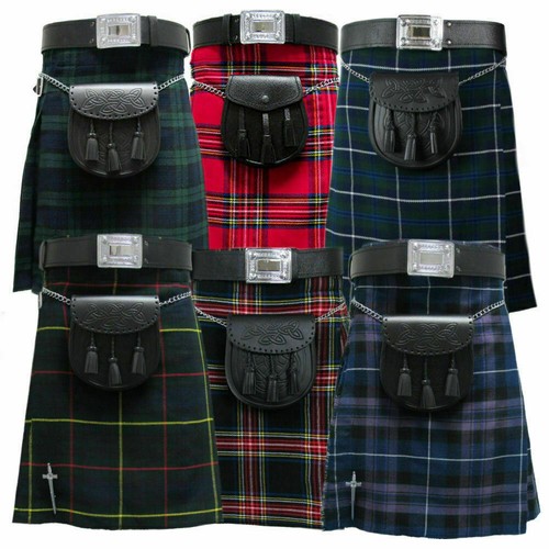 Uomo scozzese kilt enorme - uomo,