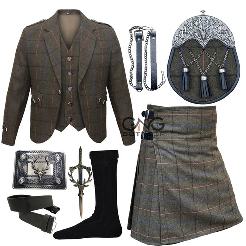 Scozzese uomo tweed - scozzese, 7